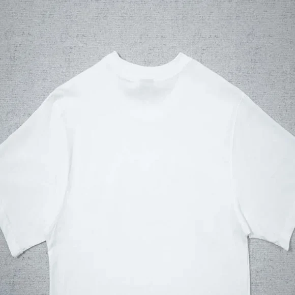 STUSSY Red Big Heart T-Shirt - White Short Sleeve - Picture 6 of 15